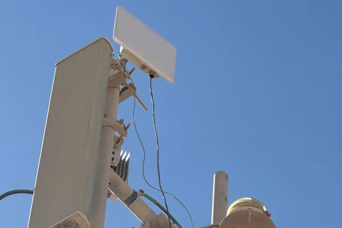 Antenas y enlaces de microondas instalados por Glyvex Group